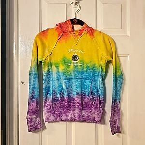 Maine bright tye dye hoodie size M